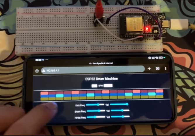 ESP PWM Drum Machine – Euclidean click-based